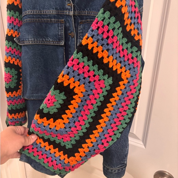 FARM Rio Multicolor Jean Jacket - Picture 10 of 16